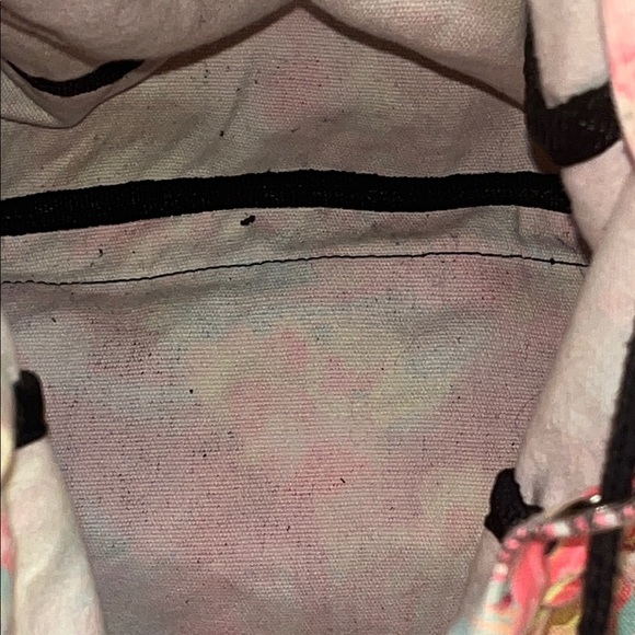 Victoria’s Secret PINK Galaxy Floral Multicolor campus Backpack - Picture 7 of 9